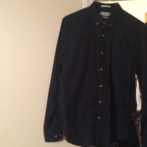 Black button up shirt